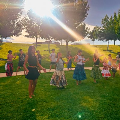 Dancing under the sun