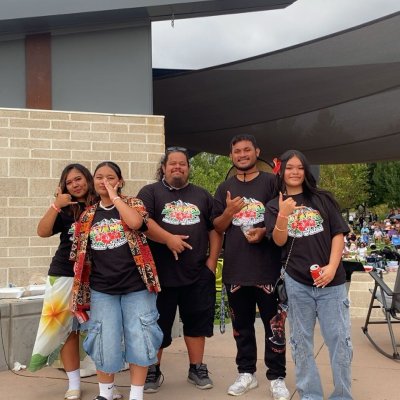 My family volunteering